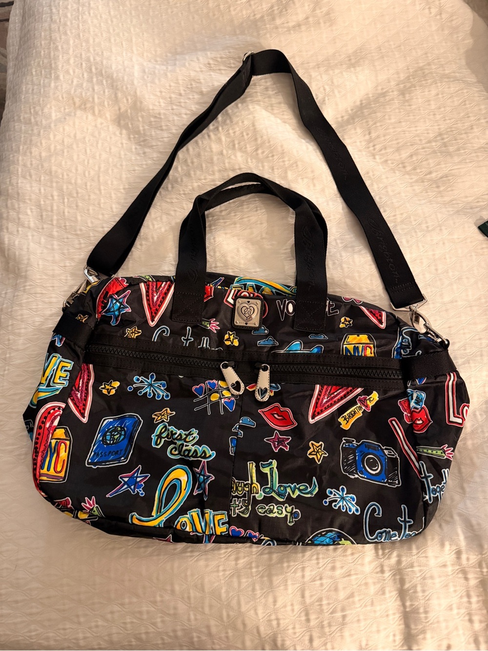 Brighton Love Scribble duffle/purse